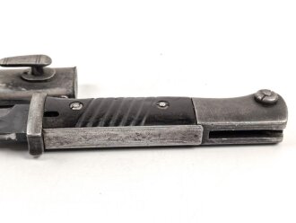 Seitengewehr M84/98 für K98 der Wehrmacht, getragenes Stück