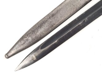 Seitengewehr M84/98 für K98 der Wehrmacht, getragenes Stück