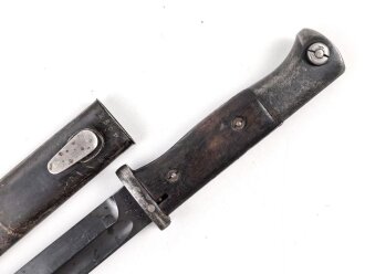 Seitengewehr M84/98 für K98 der Wehrmacht, getragenes Stück