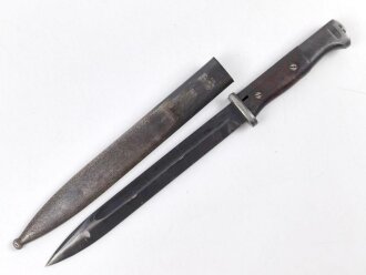 Seitengewehr M84/98 für K98 der Wehrmacht, getragenes Stück