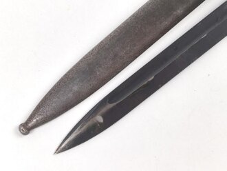 Seitengewehr M84/98 für K98 der Wehrmacht, getragenes Stück
