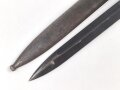 Seitengewehr M84/98 für K98 der Wehrmacht, getragenes Stück