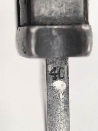 Seitengewehr M84/98 für K98 der Wehrmacht, getragenes Stück