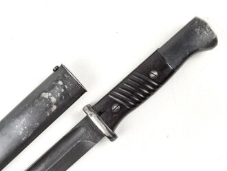 Seitengewehr M84/98 für K98 der Wehrmacht, getragenes Stück