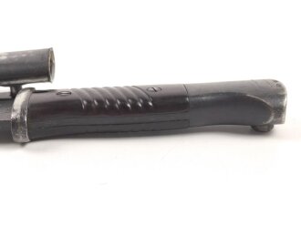 Seitengewehr M84/98 für K98 der Wehrmacht, getragenes Stück