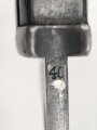 Seitengewehr M84/98 für K98 der Wehrmacht, getragenes Stück