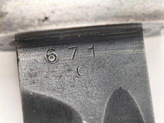 Seitengewehr M84/98 für K98 der Wehrmacht, getragenes Stück