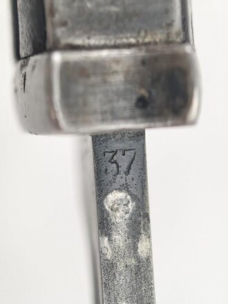 Seitengewehr M84/98 für K98 der Wehrmacht, getragenes Stück