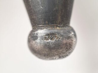 Seitengewehr M84/98 für K98 der Wehrmacht, getragenes Stück