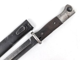 Seitengewehr M84/98 für K98 der Wehrmacht, getragenes Stück