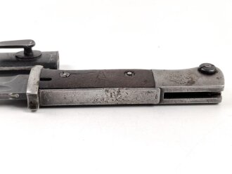 Seitengewehr M84/98 für K98 der Wehrmacht, getragenes Stück