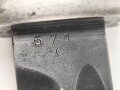 Seitengewehr M84/98 für K98 der Wehrmacht, getragenes Stück