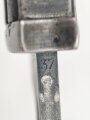 Seitengewehr M84/98 für K98 der Wehrmacht, getragenes Stück