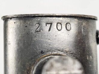 Seitengewehr M84/98 für K98 der Wehrmacht, getragenes Stück
