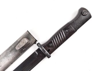 Seitengewehr M84/98 für K98 der Wehrmacht, getragenes Stück
