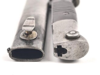 Seitengewehr M84/98 für K98 der Wehrmacht, getragenes Stück