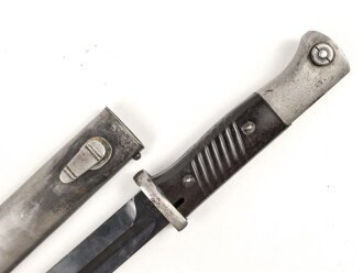 Seitengewehr M84/98 für K98 der Wehrmacht, getragenes Stück