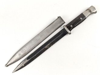 Seitengewehr M84/98 für K98 der Wehrmacht, getragenes Stück