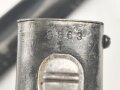 Seitengewehr M84/98 für K98 der Wehrmacht, getragenes Stück