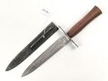 Frankreich 2.Weltkrieg Kampfmesser, Hersteller " S.G.C.C" Unter deutscher Besatzung Hergestellt und so an Deutsche Soldaten unter anderem in Norwegen ausgegeben. Guter Gesamtzustand