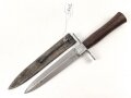 Frankreich 2.Weltkrieg Kampfmesser, Hersteller " GONON 41" Unter deutscher Besatzung Hergestellt und so an Deutsche Soldaten unter anderem in Norwegen ausgegeben. Guter Gesamtzustand