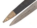 Frankreich Faschinenmesser Modell 1831, Herstellerstempel Talabot Paris 1832.  Ungereinigtes Stück, die Scheide minimal geschrumpft