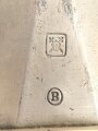 Frankreich Faschinenmesser Modell 1831, Herstellerstempel Talabot Paris 1832.  Ungereinigtes Stück, die Scheide minimal geschrumpft