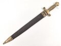 Frankreich Faschinenmesser Modell 1831, Herstellerstempel Talabot Paris 1832.  Ungereinigtes Stück, die Scheide minimal geschrumpft