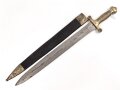 Frankreich Faschinenmesser Modell 1831, Herstellerstempel Talabot Paris 1832.  Ungereinigtes Stück, die Scheide minimal geschrumpft