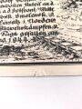 Deutschland nach 1945, Erinnerungsblatt für einen am 5.10.44 im Raum Riga Gefallenen Gefreiten. Maße 31 x 44cm