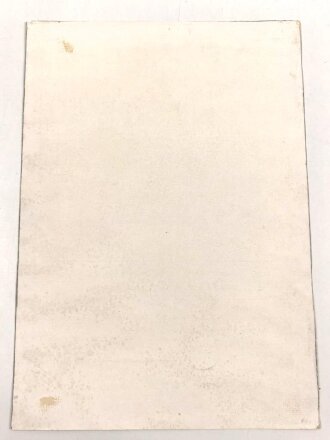Farbige Dienstzeiturkunde für einen Feldwebel der Reserve im Infanterie Regiment 63 Ingolstadt. Maße etwa 28 x 40cm