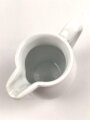 Kantinenporzellan Milchkännchen mit dem Logo der Firma Bünte & Remmler (BUR), Höhe 6cm, ohne Hersteller, gebraucht