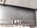 Doppeltrommel 15 für MG15 der Luftwaffe, Hersteller dfb, datiert 1941,  eine "Lippe" abgeschnitten, somit hält keine Patrone mehr und die Eigenschaften als Magazin sind nicht mehr gegeben .  Frei Verkäuflich ab 18. Jahren