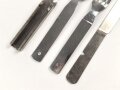 Vierteiliges Besteck Wehrmacht, zusammengehörig, ungebraucht