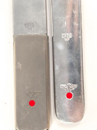 Vierteiliges Besteck Wehrmacht, zusammengehörig, ungebraucht
