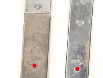 Vierteiliges Besteck Wehrmacht, zusammengehörig, ungebraucht, nicht gereinigt