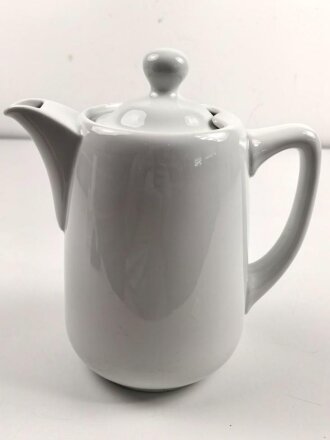 Luftwaffe, Kantinenporzellan große Kaffeekanne, Höhe 29cm, Hersteller Felda Rhön Stadtlengsfeld 1936. Gebraucht