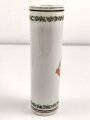 Kaiserreich, patriotische Blumenvase mit Bildnis Kaiser Wilhelm II. Höhe 24cm, leichte Gebrauchsspuren
