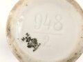 Kaiserreich, patriotische Blumenvase mit Bildnis Kaiser Wilhelm II. Höhe 24cm, leichte Gebrauchsspuren
