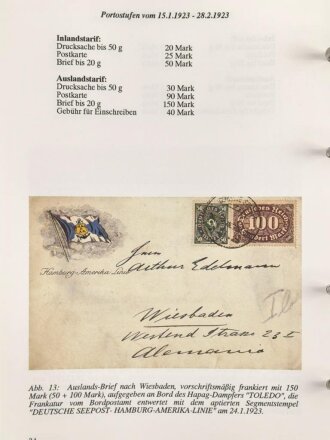 Steinmeyer/Evers, " Deutsche See- und Schiffspost 1886-1945" Band I und II, jeweils gebraucht
