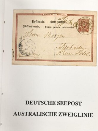 Steinmeyer/Evers, " Deutsche See- und Schiffspost 1886-1945" Band I und II, jeweils gebraucht