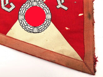 Kraftfahrzeugstander für ein Fahrzeug der Gauleitung der NSDAP. Alterspuren, Maße 23,5 x 32,5cm