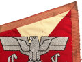 Kraftfahrzeugstander für ein Fahrzeug der Gauleitung der NSDAP. Alterspuren, Maße 23,5 x 32,5cm