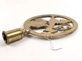 Bayern, Fahnenspitze  eines Kriegerverein. Messing mit 17cm Durchmesser