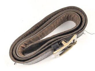 Eindornkoppel schwarzes Leder, Höhe 50mm,...