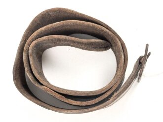 Eindornkoppel ungeschwarzes Leder, Höhe 40mm,...
