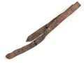 Lederriemen braun,  Breite knapp 2,5cm, Länge etwa 67cm
