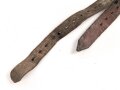 Lederriemen braun,  Breite knapp 2,5cm, Länge etwa 67cm