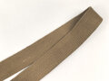 Leder/ Leinenriemen geschwärzt, Breite knapp 4cm, eiserne Beschläge Länge etwa 90cm, Alter und Herkunft unbekannt