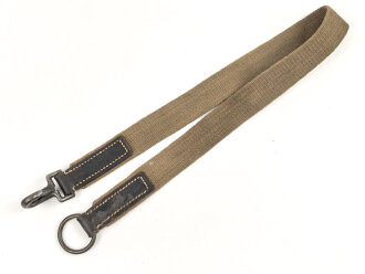 Leder/ Leinenriemen geschwärzt, Breite knapp 4cm,...